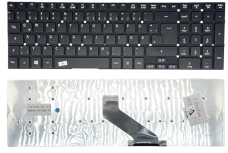 T-ProTek DE - Tastatur Ohne Beleuchtung, Ohne Rahmen ver.1 kompatibel für Acer Aspire Nitro VN7-791
