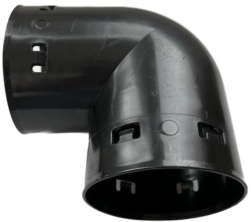 Drainage Winkel Bogen DN 100 90° Dränage Verbinder für Drainagerohr
