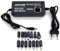 JZK 60W DC 3-12V 5A Fuente de alimentación de voltaje ajustable con pantalla digital, 100-240V AC to DC 3V 4V 4.5V 5V 6V 7V 8V 9V 10V 12V Adaptador corriente universal transformador Convertidor
