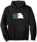 Maillot Drapeau Algérie Cadeau Foot Algérienne Dz Sweat à Capuche