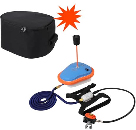 Camolech Wasserdichter Luftkompressor Tauchen Ventilator, Tankless Diving System, Tragbares Schwimmbad Spielzeug Wiederaufladbar Scuba Diving Tank