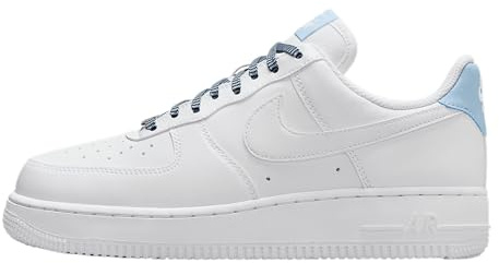 NIKE Damen W AIR Force 1 '07 Next Nature Sneaker, White Lt Armory Blue White, 40 EU