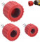 3 Pcs Copper Pipe Cleaners Brush for Drill/Driver- 15mm 22mm 28mm Plumbing Tools Solder- Hex bit, Handy Sized Plumber Outer Cleaning Brush