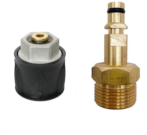 UTTASU Schnellanschluss-Adapter für Kärcher K2-K7 Serie Hochdruckreiniger-Anschluss Wasserarmatur Gartenschlauch Zubehör Outdoor-Reinigungsgeräte