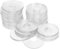 SKISUNO 50Pièces Rondelles Vinyle Transparent Lot de Joints de Fixation pour Remplacement Facile Accessoires de Plomberie Desserrage Compatibilité