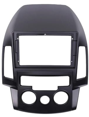 Panel Estéreo para Hyundai I30 2009-2011 AT/MT Marco para Radio Estéreo Coche Compatible con Pantalla Unidad Principal 2 DIN 9 Pulgadas(Only Frame MT)