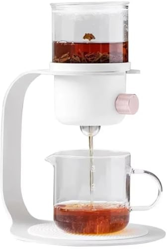 Osmond Flower Tea Pot for Lazy Brewing Tea Pot with Drip Filter Ideal for Freshly Ground Coffee B