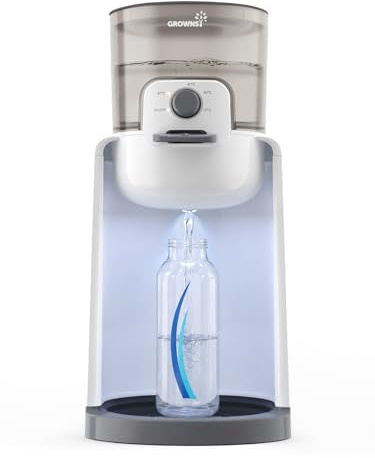 GROWNSY Instant Baby Bottle Warmer, Precise 4 Temperatures Control | Night Light, Midnight Feeding | Warm Water Dispenser for Formula in Seconds | 72H Smart Thermostat, Easy Keep Warm