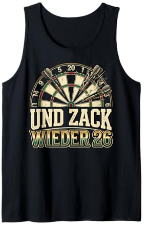 Dart Trikot Für Herren Lustiges Darts Kostüm Darten Tank Top