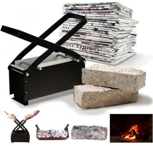 eBuzz Papierbrikettpresse, für Holzscheite aus Papier