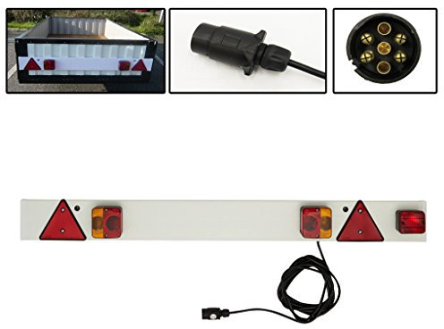 4ft 6 Inch Trailer Light Board with 6 Metre Cable