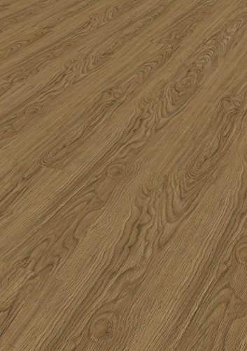 Tepcor Klick Vinylboden Premium Vinylbodenbelag mit Klicksystem Pflegeleichte und wasserfeste Vinyl Bodenbeläge in vielen verschiedenen Farben (Eiche rustik)
