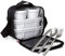 PracticFood - Kit Urban Food Negro Cubiertos - Bolsa térmica porta alimentos. Negro