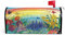 Wamika Bunte Blumen Regenbogen-Magnet-Briefkasten-Abdeckung, Briefkasten, Tulpen, Narzissen, Traube, Hyazinthe Briefkasten, Briefkasten, Garten, Hof, Heimdekoration für draußen, Standardgröße