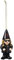 Harley-Davidson 3OT4902GMB - Gnomo da appendere, colore: Nero