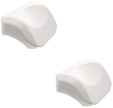 Intex PureSpa Lot de 2 oreillers en mousse pour appuie-tête de jacuzzi Blanc