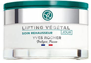 Yves Rocher Lifting Végétal Lifting-Tagespflege, Regeneration für straffe und belebte Gesichtszüge, 1 x Glas-Tiegel 50 ml
