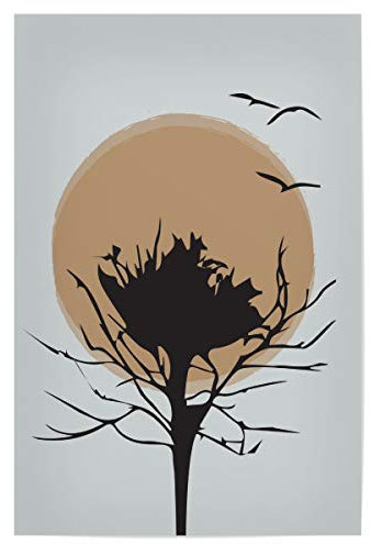 artboxONE Poster 150x100 cm Natur Scandi Dessert hochwertiger Design Kunstdruck - Bild Scandi abstrakt Baum