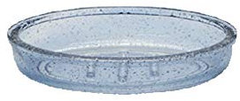 MSV Seifenschale Harriet, Dunkelblau, 15 x 9,5 x 3,2, Glas