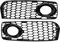 KIMISS Nebelscheinwerfergitter, Paar Nebelscheinwerfergitter Modifikation Teile Passend für S-Line/S5 B8 RS5 2008-2012 Popular