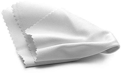 Anti-Beschlag Brillentuch – 24-Stunden-Schutz – bis zu 300 Anwendungen – 180 x 180 mm – MADE IN GERMANY (Mikrofaser weiß)