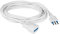 POLYPOOL | Prolunga elettrica da 3 Metri, Cavo H05VV-F 3x0,75mmq, Spina e Presa Italiana 10A 2P+T Colore Bianco Modello PP0381XAM