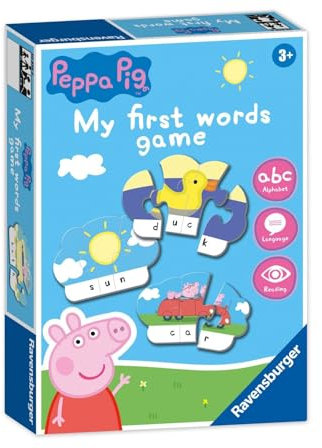 Ravensburger Peppa Pig Lernspiele für Kinder ab 4 Jahren – ideal für frühes Lernen, Alphabet, Lesen und Rechtschreibung