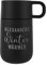 Herz & Heim® Gravierter WMF Thermobecher - Winter Wärmer - mit Name in 2 Farben Anthrazit Matt
