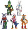 Xinchangda FNAF Figur Horrorpuppe, leuchtend und abnehmbar, mit beweglichen Gelenken, Actionfiguren-Set für Geburtstagsdekoration, 5 Stück