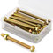 Viti esagonali M6 x 70 mm, 15 pezzi in acciaio zincato 8,8 con esagono esterno e set di dadi