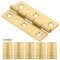SUPVOX 6pcs Box Piano Hinge Copper Hinges Folding Mute Door Hinges funiture Hinge Hardware Door Hinges with pin Mini Hinges Kitchen Cabinet Door Hinges Cabinet Hinge Heavy Venetian