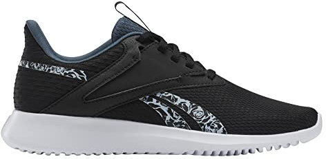 Reebok Fluxlite Damen Fitness-Laufschuhe, Black/Hoops Blue/Feel Good Blue, 38.5 EU