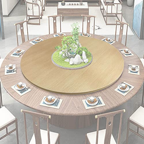 Plateau De Service Rotative Pour Table À Manger, 70/80/90cm Lazy Susan Plateau Tournante Rond, Table Tournante En Bois, Plateau Pivotant À Rotation, Roulement Silencieux ( Color : G , Size : 50cm-20in