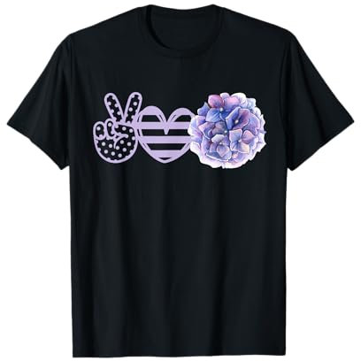 Paix Amour Hortensia T-Shirt