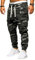 Camouflage Jogginghose Herren Cargo Hosen Herren Jeans Stretch Trainingshose Kordelzug Sporthose Herren Lang Baumwolle Hose Herren Arbeitshose mit Seitentaschen Wanderhose Outdoorhose