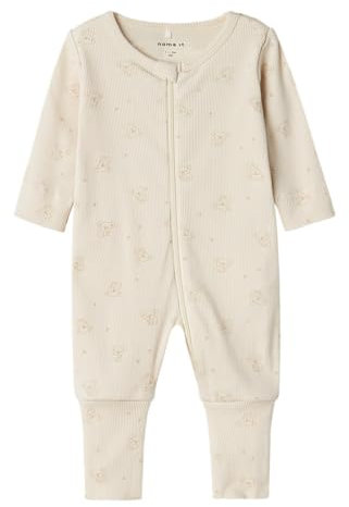 NAME IT Unisex Baby Nbnnightsuit Zip Ff Rainy Koala Noos Schlafanzug, Rainy Day, 62 EU