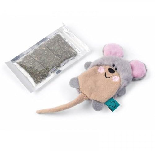 Zoon Nip-it Refillable Catnip Mouse Cat Toy