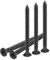 DTGN 25Pcs #8x2 Flat Head Wood Screws, 304 Stainless Steel Phillips Self Tapping Screws - Good for Woodworking, Furniture - Black