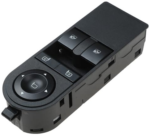 YAOPEI Interruptor maestro de ventana eléctrica para Opel Astra H MK5 Zafira B, lado del conductor, puerta delantera derecha, interruptor de control de ventana 13228879