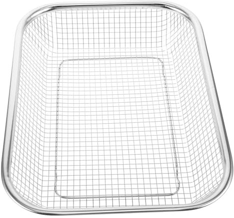 Homoyoyo Panier Inoxydable Pour Couverts Lave-vaisselle Grand Rangement Cuisine Multifonction Panier Métallique à Mailles Pour Four Et Lavage Fruits Support Pratique Pour Couteaux Fourchett