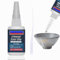 Superglue Waterproof Super Glue All Purpose Large Capacity 50g Shoe Glue Quick-Dry Fabric Glue For Pottery Tiles Diy Crafts And More Ceramic Glue With Dropper