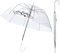 Theaque 2 Stück Mr and Mrs transparenter Regenschirm, Hochzeit, Stab, Kuppel, automatisches Öffnen, Hochzeitsschirm für Erwachsene, weiß, Klassisch