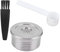 ZPSHYD Filtre à café réutilisable en acier inoxydable avec brosse cuillère pour cafetière Delta Q NDIQ7323 Compatible avec machine à café à capsules