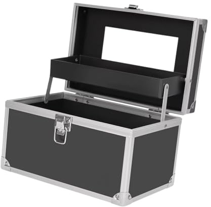 perfeclan Manicure Supplies Case,Pedicure Kits Portable Organizer Pedicure Tool Box Makeup Tools Storage Container for Cosmetologist, S