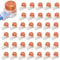 200Pcs K1 Gel Crimps - Waterproof Orange Clear Telephone Cable Connectors with Gel-Filled Jelly Crimps for Data Wire Joints