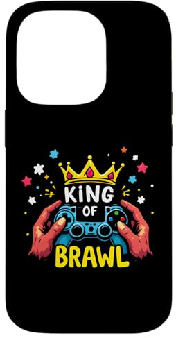 Brawl Gaming Outfit für den Gamer King Outfit Gamepad Crown Hülle für iPhone 14 Pro