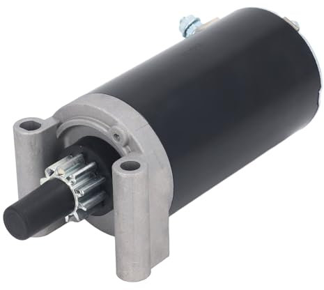 TKSE Aufsitzrasenmäher-Motor-Anlasser 32-098-01 10-Zahn-Anlasser-Ersatz mit Verbesserter Welle für Courage-Motoren 20 PS, 23 PS, 25 PS, 27 PS