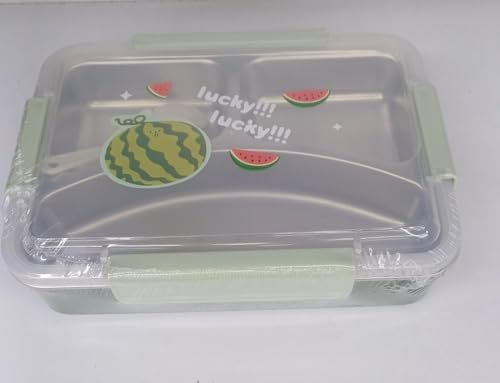 Lonchera de acero inoxidable, 1000 ml (verde)