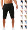 Uwdiohq Day Prime Sommer Freizeit Leinen Shorts Herren Beach Short Mit Taschen Cargo Leicht Hose Leinenhose Kurze Elastische Taille Laufshorts Männer Jogginghose Fitnesshose Sport Sportshorts