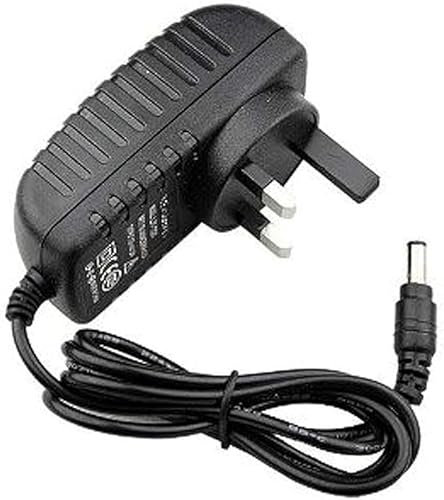 DC 12V Power Supply Adaptor 60W AC 100-240V to DC 12 Volt Power Adapter UK Plug for LED Light Strip Monitors TV DVDTVs Cameras System (2A)